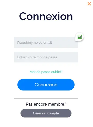 Connexion des membres du THE DOG HOUSE CASINO