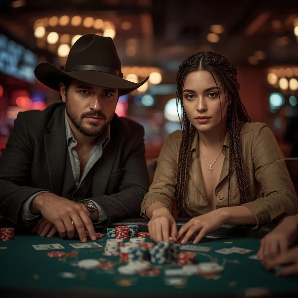 photo de deux joueurs de poker The Dog House Casino